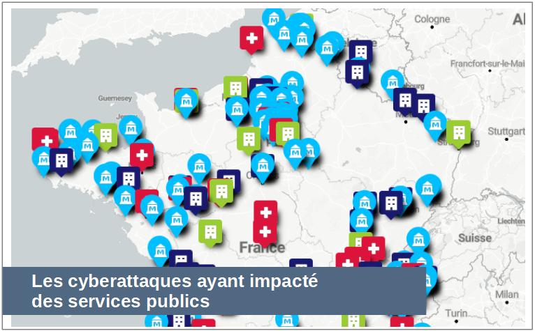 Les cyberattaques ayant impacté des services publics