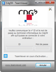 interface de connexion teamviewer
